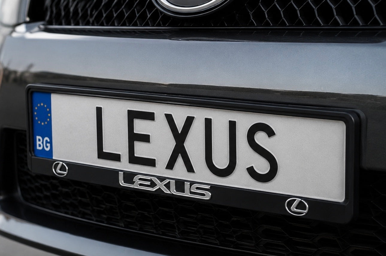 Cadres de plaque d'immatriculation Lexus
