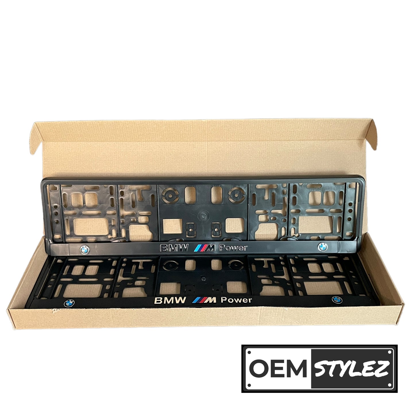 BMW M Power Number Plate Frames