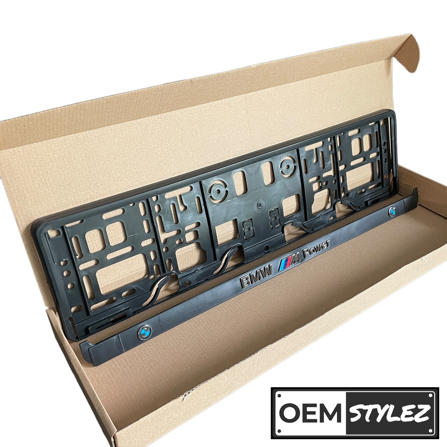 BMW M Power Number Plate Frames
