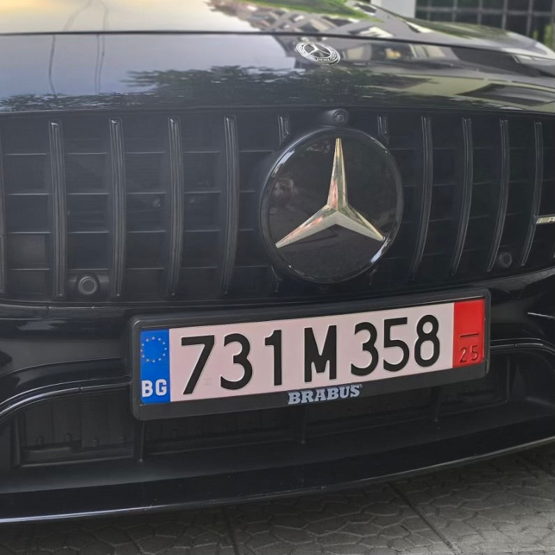 Cadres de plaque d'immatriculation BRABUS