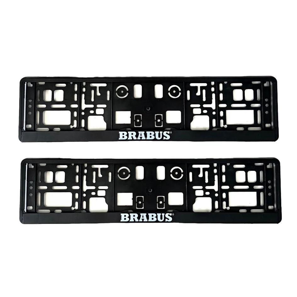Cadres de plaque d'immatriculation BRABUS
