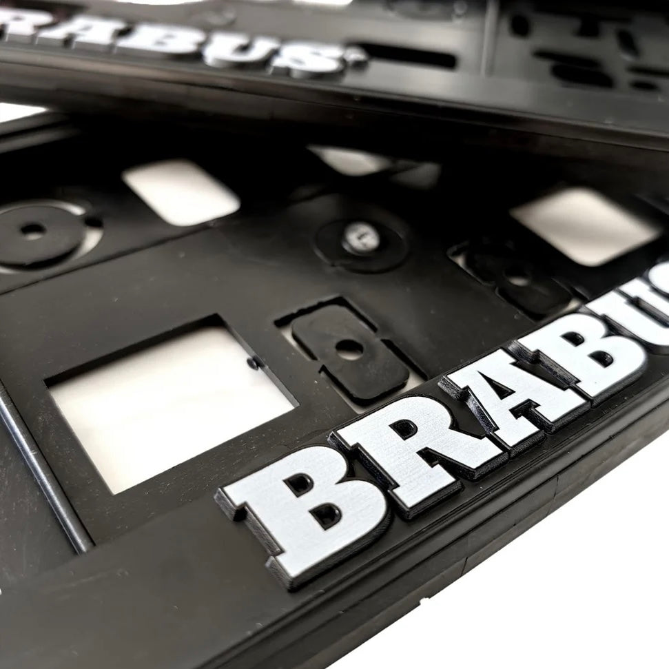 Cadres de plaque d'immatriculation BRABUS