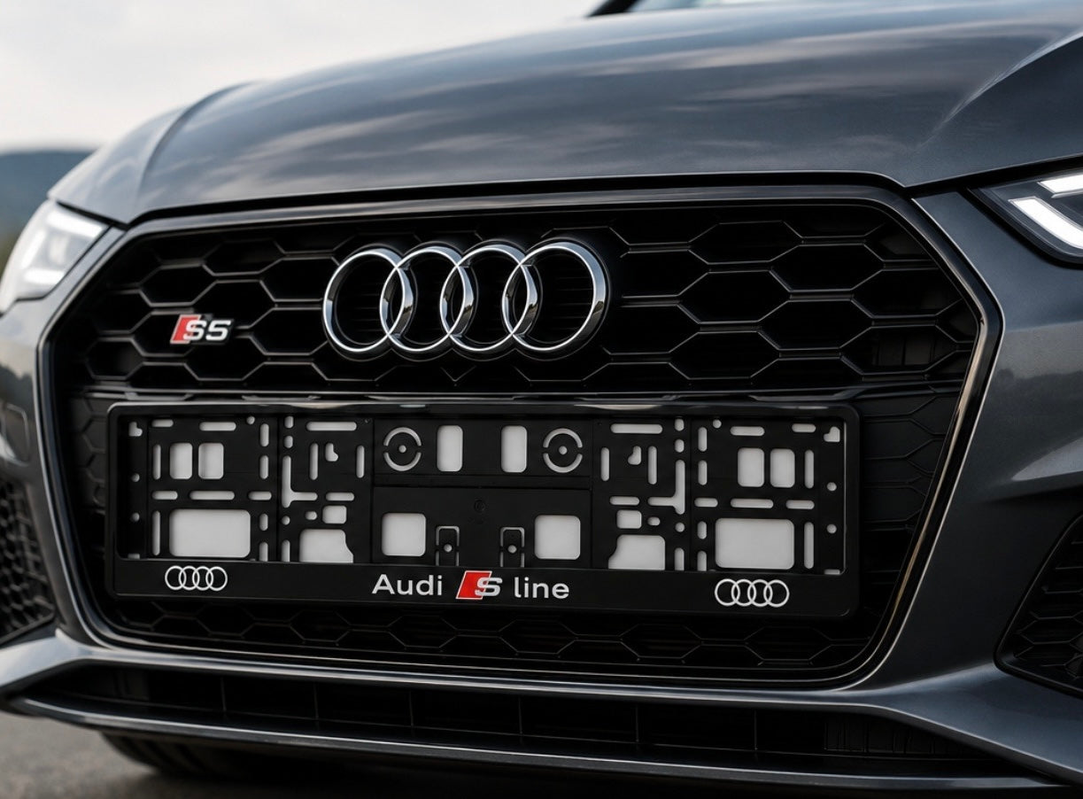 Cadres de plaque d'immatriculation Audi S Line