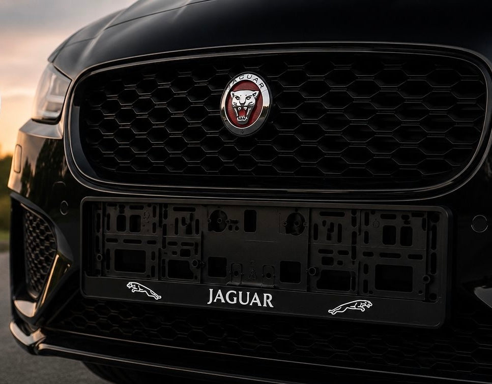 Jaguar-Nummernschildrahmen