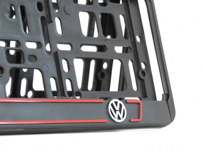 Cadres de plaque d'immatriculation VW GTI Rabbit