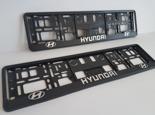 Hyundai Number Plate Frames