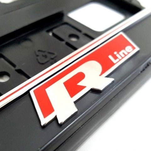 Cadres de plaque d'immatriculation VW R line