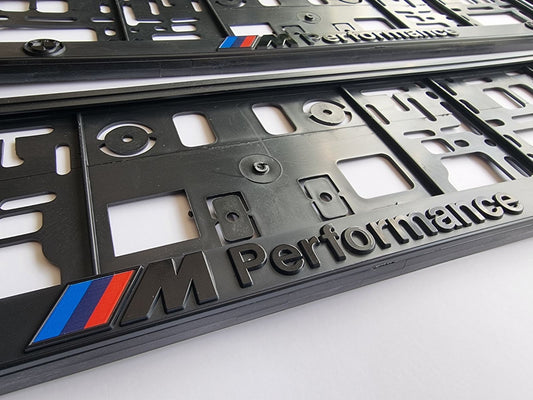 BMW M Performance Number Plate Frames