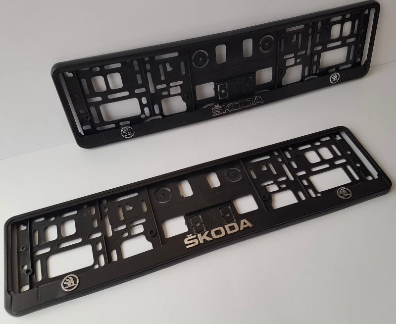 Skoda Number Plate Frames