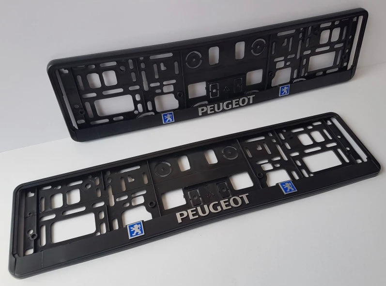 Peugeot Number Plate Frames