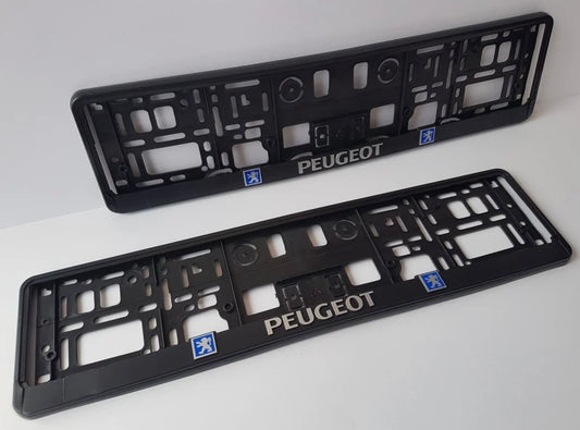 Peugeot Number Plate Frames