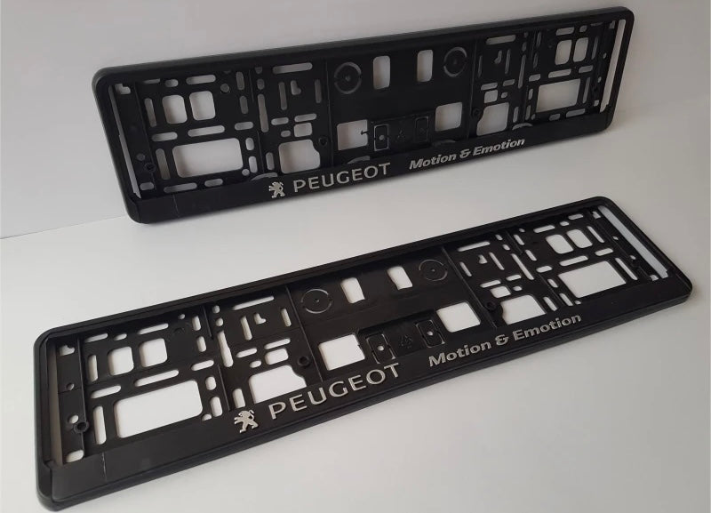 Peugeot Motion & Emotion Number Plate Frames