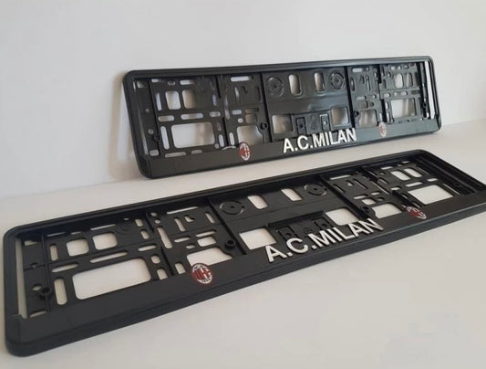 A.C. MILAN Number Plate Frames