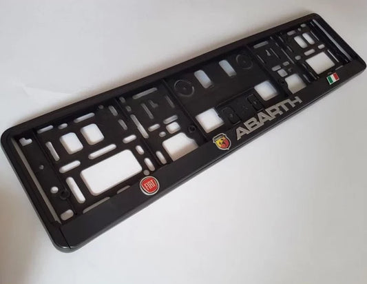 High Quality Licence Plate Frames. Abarth