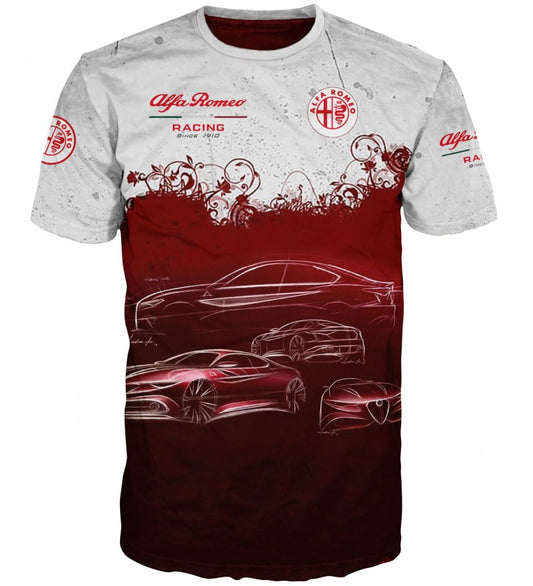 Alfa Romeo Men’s T-Shirt – Premium Auto Design, Soft Cotton #0304