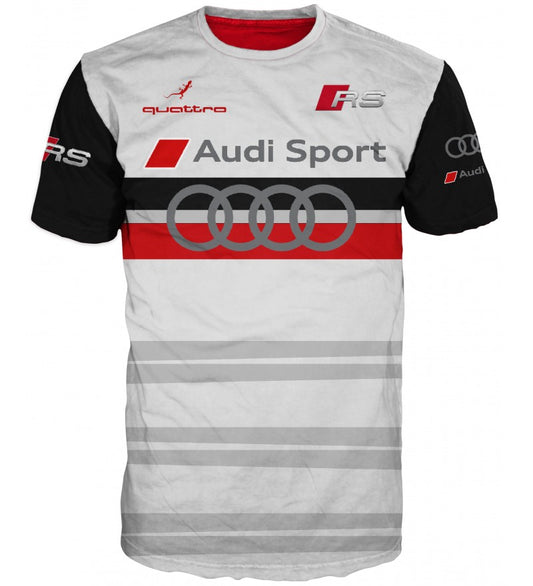 Audi Logo Men’s T-Shirt – Premium Auto Design, Cotton Blend #0367