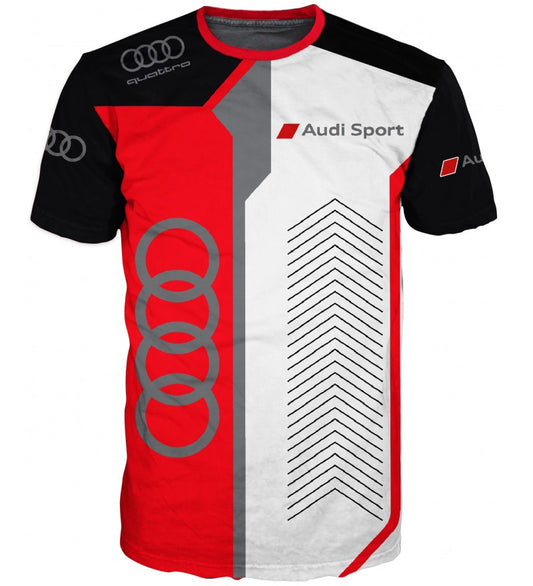 Audi Logo Men’s T-Shirt – Premium Auto Design, Cotton Blend #0370
