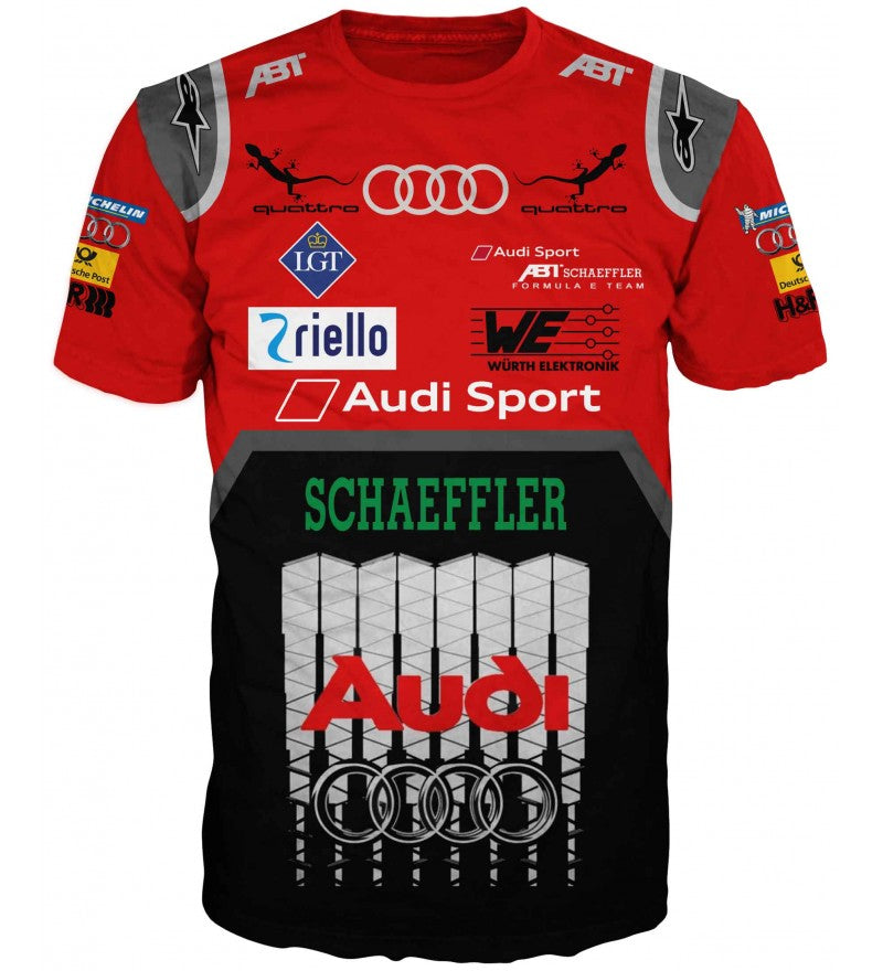 Audi Logo Men’s T-Shirt – Premium Auto Design, Cotton Blend #0169