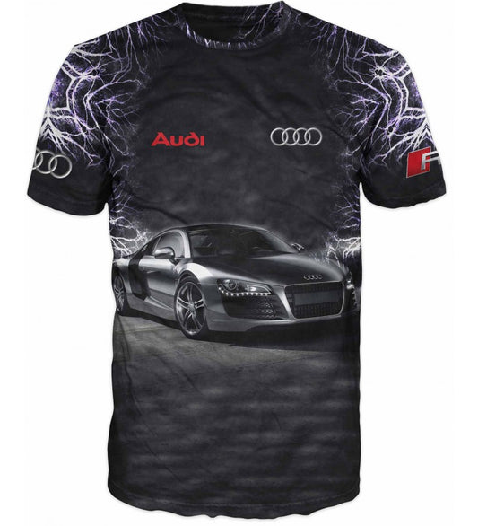 Audi Logo Men’s T-Shirt – Premium Auto Design, Cotton Blend #0043