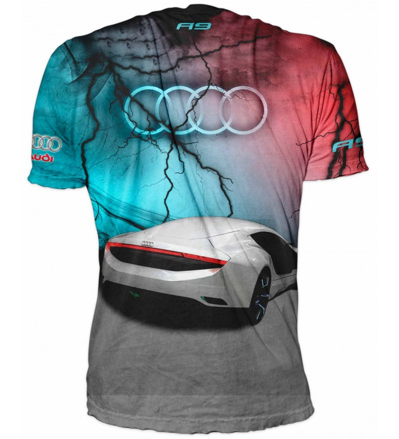 Audi Logo Men’s T-Shirt – Premium Auto Design, Cotton Blend #0044