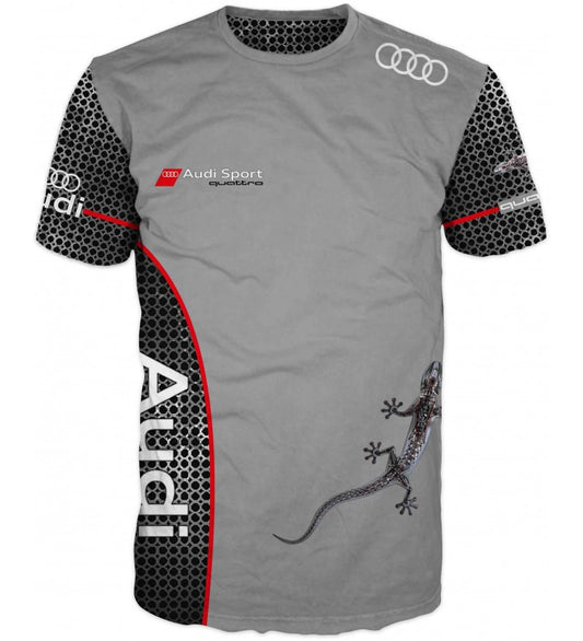 Audi Logo Men’s T-Shirt – Premium Auto Design, Cotton Blend #0127