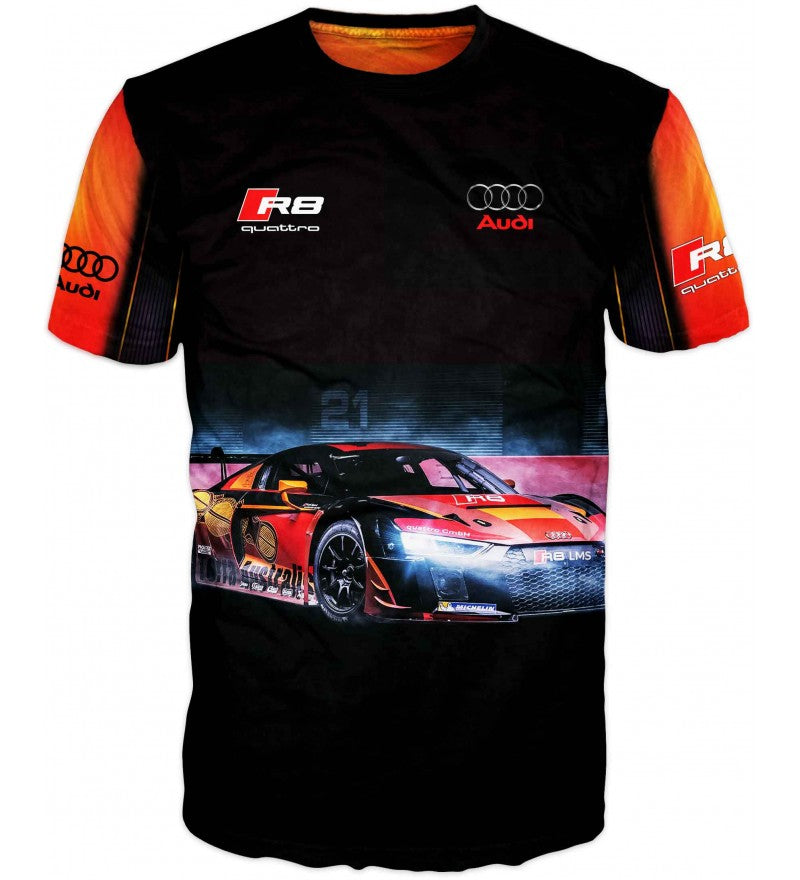 Audi Logo Men’s T-Shirt – Premium Auto Design, Cotton Blend #0132