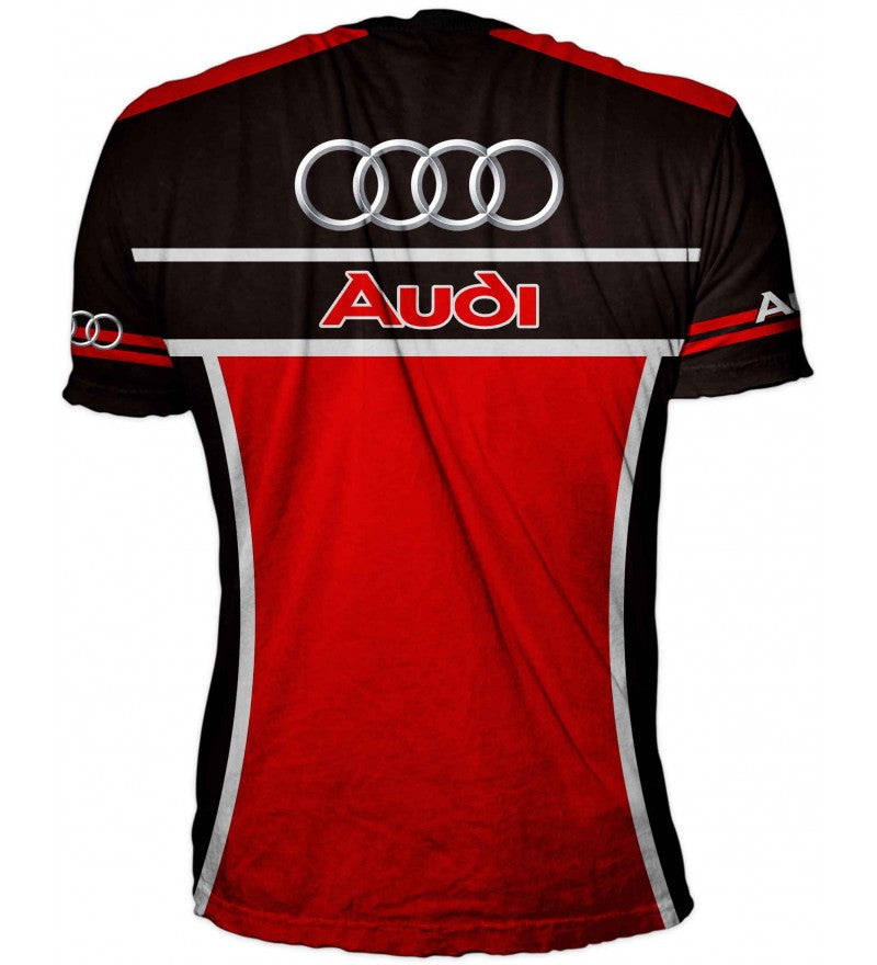Audi Logo Men’s T-Shirt – Premium Auto Design, Cotton Blend #0143