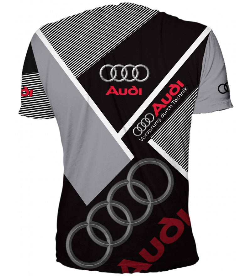 Audi Logo Men’s T-Shirt – Premium Auto Design, Cotton Blend #0193