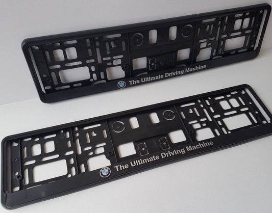 BMW Ultimate Driving Machine Number Plate Frames