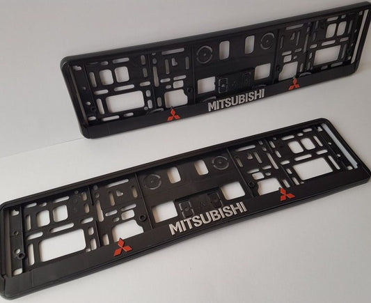 Mitsubishi Number Plate Frames