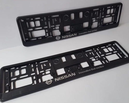 NISSAN Number Plate Frames