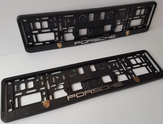 PORSCHE Number Plate Frames