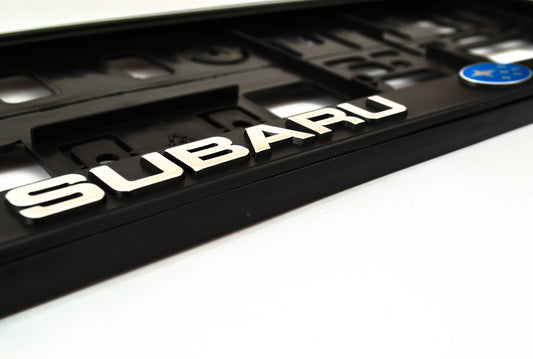 Subaru Number Plate Frames