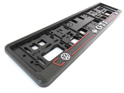 VW GTI Rabbit Number Plate Frames